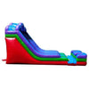 Image of POGO Water Slides 18' Retro Rainbow Double Bay Inflatable Water Slide with Blower by POGO 754972359320 2745 18' Retro Rainbow Double Bay Inflatable Water Slide with Blower POGO