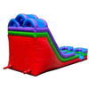 Image of POGO Water Slides 18' Retro Rainbow Double Bay Inflatable Water Slide with Blower by POGO 754972359320 2745 18' Retro Rainbow Double Bay Inflatable Water Slide with Blower POGO