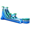 Image of POGO Water Slides 22' Tropical Blue Marble Inflatable Water Slide with Blower by POGO 754972360975 3376 22' Tropical Blue Marble Inflatable Water Slide with Blower POGO 3376