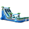 Image of POGO Water Slides 24' Tropical Marble Double Bay Inflatable Water Slide with Blower by POGO 754972372268 7176 24' Tropical Marble Double Bay Inflatable Water Slide with Blower