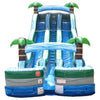 Image of POGO Water Slides 24' Tropical Marble Double Bay Inflatable Water Slide with Blower by POGO 754972372268 7176 24' Tropical Marble Double Bay Inflatable Water Slide with Blower