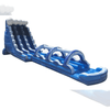 Image of POGO Water Slides Blue Marble Inflatable Water Slide Slip n' Slide Combo with Blowers by POGO 754972360999 6005 Blue Marble Inflatable Water Slide Slip n' Slide Combo Blowers POGO