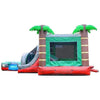 Image of POGO Water Slides Kids Tropical Red Marble Water Slide Bounce House Combo with Blower by POGO 754972359337 4313 Kids Tropical Red Marble Water Slide Bounce House Combo with Blower