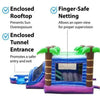 Image of POGO Water Slides Kids Tropical Water Slide Bounce House Combo with Blower by POGO 754972338233 6990