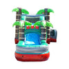 Image of POGO Water Slides Mega Tropical Red Marble Water Slide Bounce House Combo with Blower by POGO 754972360807 3356 Mega Tropical Red Marble Water Slide Bounce House Combo with Blower