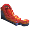 Image of POGO WET N DRY COMBOS 12' Fire Red Marble Inflatable Water Slide with Blower by POGO 754972354585 2490 12' Fire Red Marble Inflatable Water Slide w Blower by POGO SKU# 2490