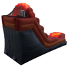 Image of POGO WET N DRY COMBOS 12' Fire Red Marble Inflatable Water Slide with Blower by POGO 754972354585 2490 12' Fire Red Marble Inflatable Water Slide w Blower by POGO SKU# 2490