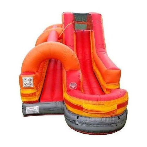POGO WET N DRY COMBOS 34' Fire Marble Water Slide and Slip n Slide Combo with Blower by POGO 754972348355 2886