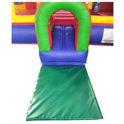 POGO Wet N Dry Combos Mega Modern Rainbow Water Slide Bounce House Combo with Blower by POGO 754972338240 6960