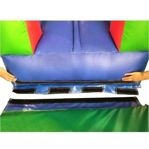 POGO Wet N Dry Combos Mega Modern Rainbow Water Slide Bounce House Combo with Blower by POGO 754972338240 6960