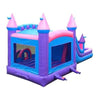 Image of POGO WET N DRY COMBOS Mega Pink Inflatable Water Slide Bounce House Combo with Blower by POGO 754972338257 4314 Mega Pink Inflatable Water Slide Bounce House Combo w/ Blower by POGO