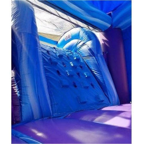 POGO WET N DRY COMBOS Mega Purple Marble Water Slide Bounce House Combo with Blower by POGO 754972338271 6978
