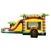 Image of POGO WET N DRY COMBOS Mega Tropical Fire Marble Water Slide Bounce House Combo with Blower by POGO 754972360623 3350 Mega Tropical Fire Marble Water Slide Bounce House Combo with Blower