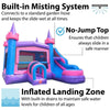 Image of POGO WET N DRY COMBOS Modular Pink Castle Water Slide Bounce House Combo with Blower by POGO 754972338295 7001