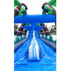 Image of POGO WET N DRY COMBOS Tropical Marble Dual Lane Inflatable Water Slide & Slip n Slide Combo with Blower by POGO 754972363440 4935 Tropical Marble Dual Lane Inflatable Water Slide Slip n Slide Blower