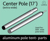 Image of 17' Heavy Duty Anodized Aluminum Center Tent Pole (2 Piece)