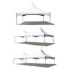 Image of Premium High Peak Frame Canopy Tent Trio, White