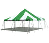 Image of 20' x 20' Premium Canopy Pole Party Tent - Green and White