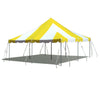 Image of 20' x 20' Premium Canopy Pole Party Tent - Yellow and White