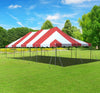 Image of 20' x 40' Premium Canopy Pole Party Tent - Red and White