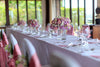 Image of 96" Rectangle Wood Folding Banquet Table