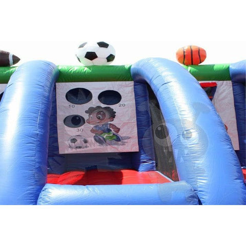 Rocket Inflatables Commercial Bouncers 14'H Inflatable Sports 3-in-1 Sports Activity Center by Rocket Inflatables 8'H Commercial Grade Inflatable Knock Archery Game Rocket Inflatables