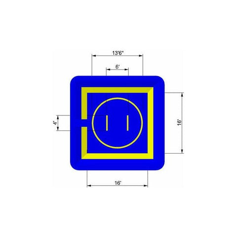 Rocket Inflatables Commercial Bouncers 16'H Extreme Sports Sumo Suit Inflatable Battle Arena by Rocket Inflatables 781880231882 SPO-SSBA 16'H Extreme Sports Sumo Suit Battle Arena Rocket Inflatables