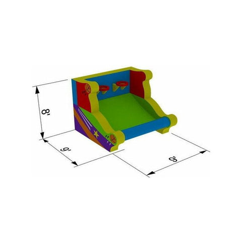 Rocket Inflatables Commercial Bouncers 8'H Inflatable Sports Basketball Hoop Shoot Game by Rocket Inflatables 781880231691 SPO-MHS