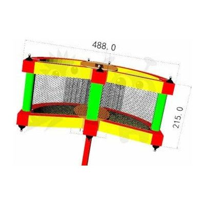 Rocket Inflatables Commercial Bouncers 9'H Inflatable Quarterback Challenge Football Toss Game by Rocket Inflatables 781880231707 SPO-QBC1679 9'H Inflatable Quarterback Challenge Football Toss Rocket Inflatables