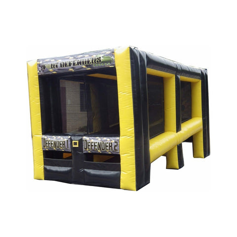 Rocket Inflatables Commercial Bouncers Fort Defenders Game by Rocket Inflatables 14'H Inflatable Sports 3in1 Sports Activity Center Rocket Inflatables