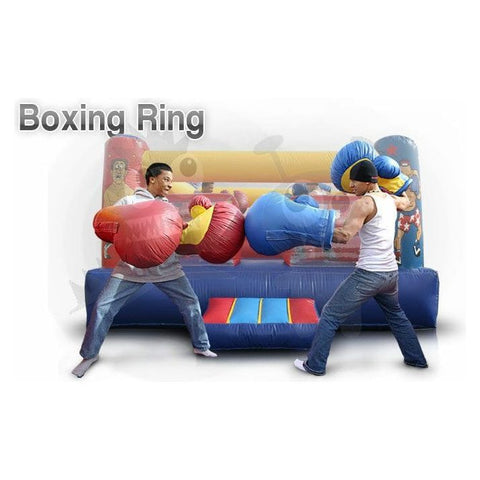 Rocket Inflatables Commercial Bouncers Inflatable Boxing Ring 13′ x 13′ with Gloves by Rocket Inflatables 781880231875 SPO-B13