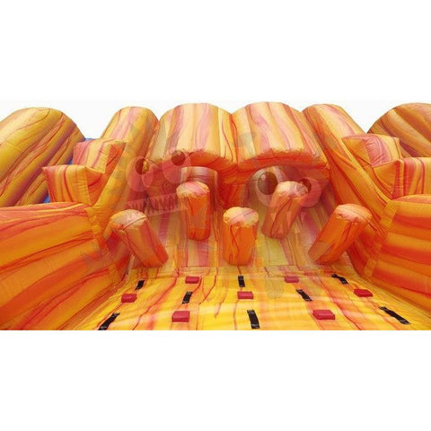 Rocket Inflatables Commercial Bouncers Inflatable Orange Marble Dry Slide – Front Load Double Lane by Rocket Inflatables 781880231912 SLD-CCS28222 Orange Marble Dry Slide Front Load Double Lane Rocket Inflatables