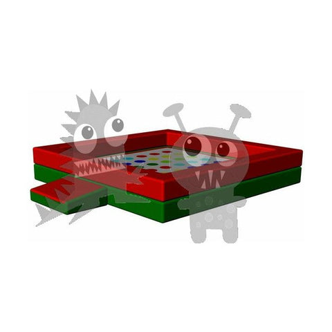 Rocket Inflatables Commercial Bouncers Interactive Inflatable Twister Game by Rocket Inflatables 781880231851 SPO-TW15