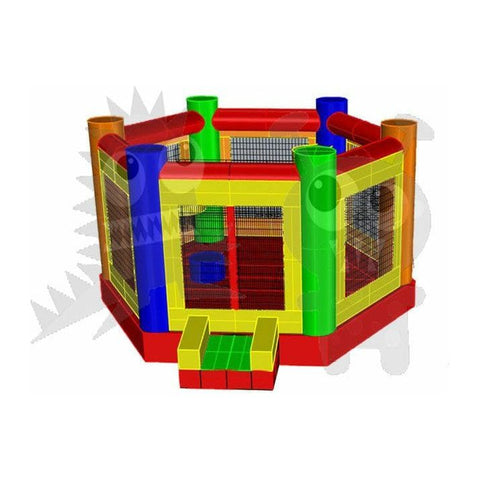 Rocket Inflatables Commercial Bouncers Octodome with Multiple Games by Rocket Inflatables 781880231806 SPO-OD1818