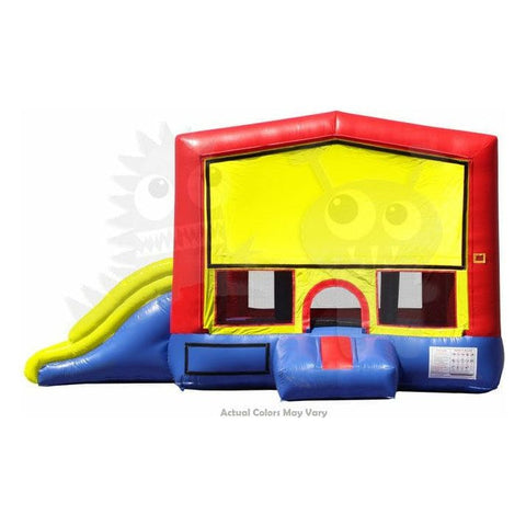 Rocket Inflatables Inflatable Bouncers 11.6'H Commercial Inflatable Combo with Double Slide, POP ups & Basketball Hoop by Rocket Inflatables COM-C35 11.6'H Commercial Inflatable Combo with Double Slide, POP ups & Basketball Hoop by Rocket Inflatables SKU# COM-C35