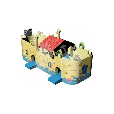 Rocket Inflatables Inflatable Bouncers 14′H 3-D Noah’s Ark Inflatable Combo with Obstacles & Slide by Rocket Inflatables 781880232414 COM-NA1535 14′H 3D Noah’s Ark Inflatable Combo Obstacles Slide Rocket Inflatables