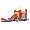 Image of Rocket Inflatables Inflatable Bouncers 15.8'H Blue & Red Combo 4 in 1 with Wet/Dry Water Slide Removable Pool by Rocket Inflatables COM-435-BlueRed-RP 15.8'H Blue & Red Combo 4 in 1 with Wet/Dry Water Slide Removable Pool by Rocket Inflatables SKU#COM-435-BlueRed-RP