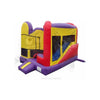 Image of Rocket Inflatables Inflatable Bouncers 15'H 5-in-1 Colorful Combo with Slide, Climbing Wall, Obstacles & Hoop by Rocket Inflatables COM-C55 15'H 5-in-1 Colorful Combo with Slide, Climbing Wall, Obstacles & Hoop by Rocket Inflatables SKU#COM-C55
