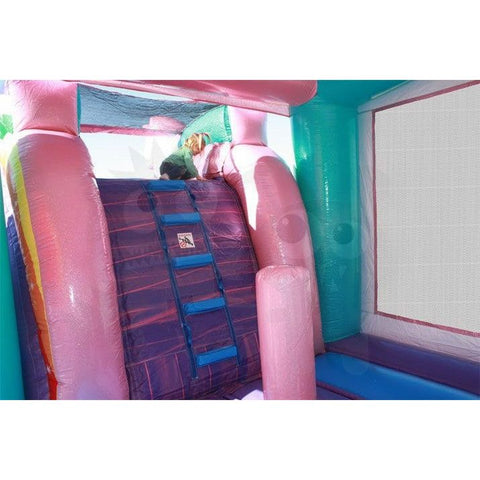 15'H Unicorn 5-in-1 Wet/Dry Glitter Rainbow Commercial Inflatable by Rocket Inflatables by Rocket Inflatables SKU#COM-529