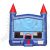 Image of Rocket Inflatables Inflatable Bouncers 15x15 Blue & Red Castle Module Bounce House with Hoop by Rocket Inflatables 781880228547 BOU-070-15 15x15 Blue & Red Castle Module Bounce House Hoop by Rocket Inflatables