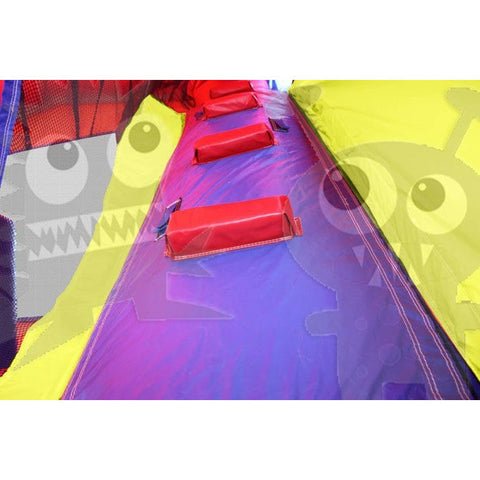 Rocket Inflatables Inflatable Bouncers 16'H 6-in-1 Inflatable Combo Jumper, Slide Pool, Climbing Wall, and Basketball Hoop by Rocket Inflatables COM-650 16'H 6-in-1 Inflatable Combo Jumper, Slide Pool, Climbing Wall, and Basketball Hoop by Rocket Inflatables SKU#COM-650