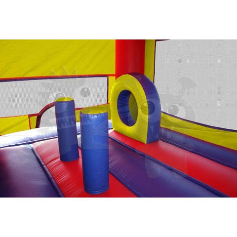 Rocket Inflatables Inflatable Bouncers 16'H 6-in-1 Inflatable Combo Jumper, Slide Pool, Climbing Wall, and Basketball Hoop by Rocket Inflatables COM-650 16'H 6-in-1 Inflatable Combo Jumper, Slide Pool, Climbing Wall, and Basketball Hoop by Rocket Inflatables SKU#COM-650