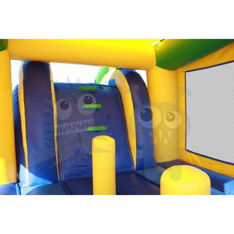 Rocket Inflatables Inflatable Bouncers 16'H Birthday Cake – 5 in 1 Module Combo Jumper, Slide Pool, Climbing Wall, and Basketball Hoop Water Slide by Rocket Inflatables COM-543 16'H Birthday Cake – 5 in 1 Module Combo Jumper, Slide Pool, Climbing Wall, and Basketball Hoop Water Slide by Rocket Inflatables SKU# COM-543