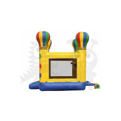 16'H Inflatable 3-D Hot Air Balloon Wet/Dry Commercial Combo with Slide Pool & Hoop by Rocket Inflatables SKU# COM-523