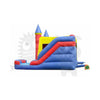 Image of Rocket Inflatables Inflatable Bouncers 16'H Inflatable Castle 6 in 1 Yellow & Blue Module Combo Jumper, Slide Pool, Climbing Wall, and Basketball Hoop by Rocket Inflatables 781880223665 COM-660 Inflatable Castle 6 in 1 Yellow & Blue Module Combo Jumper, Slide Pool, Climbing Wall, and Basketball Hoop by Rocket Inflatables SKU#COM-660