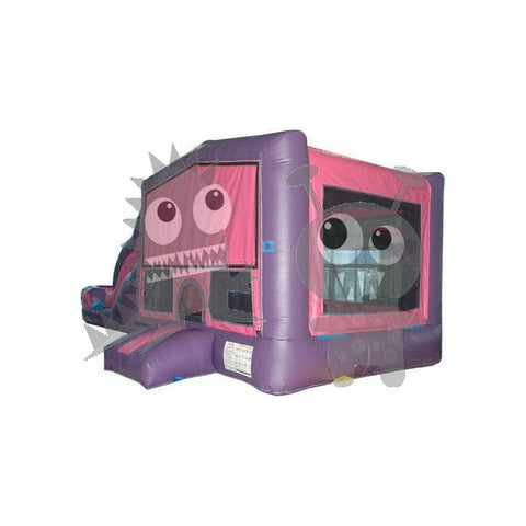 Rocket Inflatables Inflatable Bouncers 16'H Inflatable Pink Castle Combo with Water Slide, Inflatable Bottom & Basketball Hoop by Rocket Inflatables COM-524 16'H Inflatable Pink Castle Combo with Water Slide, Inflatable Bottom & Basketball Hoops #COM-524