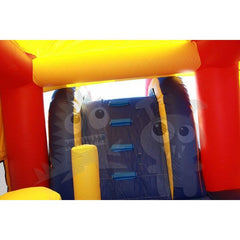 16'H Inflatable Wet/Dry 3-D Sports Combo with Slide Pool & Hoop by Rocket Inflatables