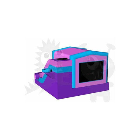 Rocket Inflatables Inflatable Bouncers 16'H Pink Burst 6-in-1 Inflatable Combo Jumper, Slide Pool, Climbing Wall, and Basketball Hoop by Rocket Inflatables 781880223641 COM-650-Pink-Burst 16'H Pink Burst 6in1 Inflatable Rocket Inflatable #COM-650-Pink-Burst