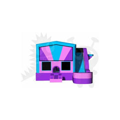 Rocket Inflatables Inflatable Bouncers 16'H Pink Burst 6-in-1 Inflatable Combo Jumper, Slide Pool, Climbing Wall, and Basketball Hoop by Rocket Inflatables 781880223641 COM-650-Pink-Burst 16'H Pink Burst 6in1 Inflatable Rocket Inflatable #COM-650-Pink-Burst