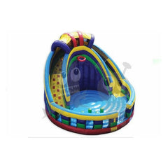 Rocket Inflatables Inflatable Bouncers 16'H Round Playground by Rocket Inflatables 781880232469 COM-R26